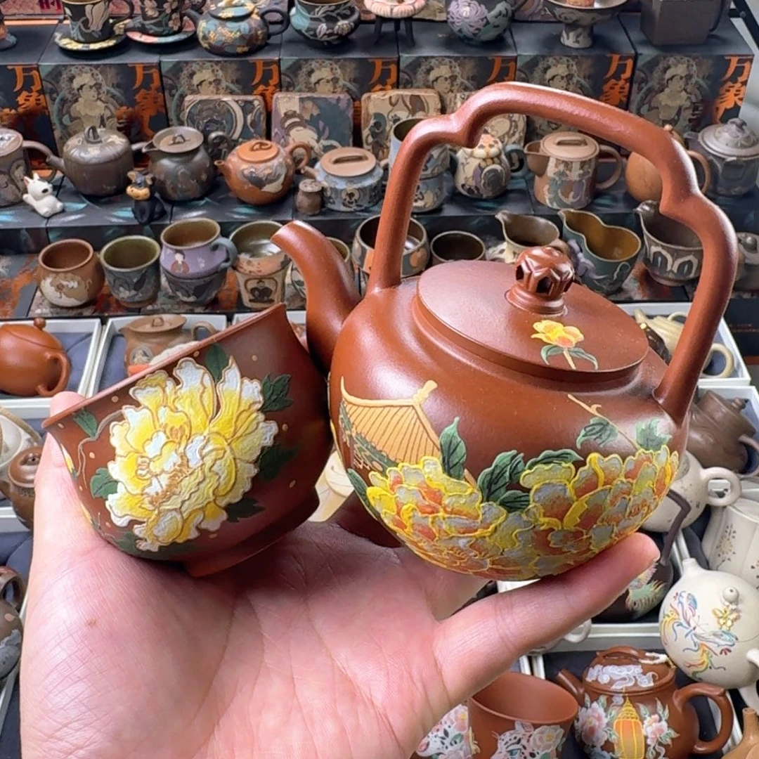 茶壶紫砂200ml原矿精工半手