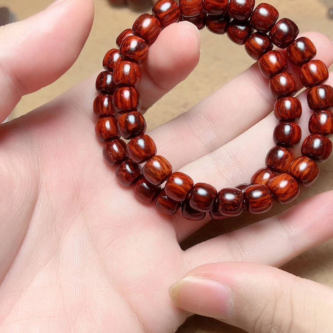 印度小叶紫檀火焰纹琴料8x9多样发其一