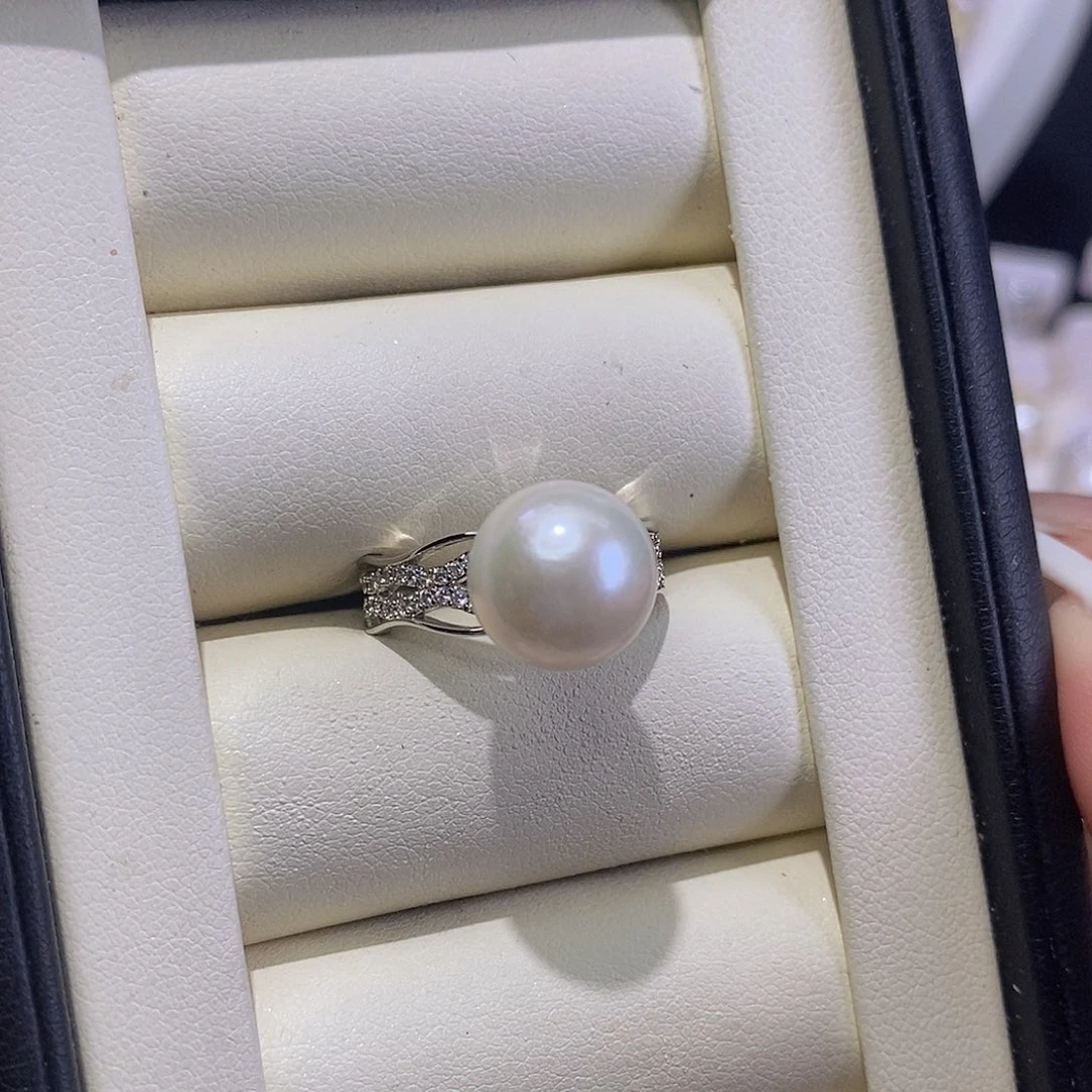 戒指合金淡水珍珠