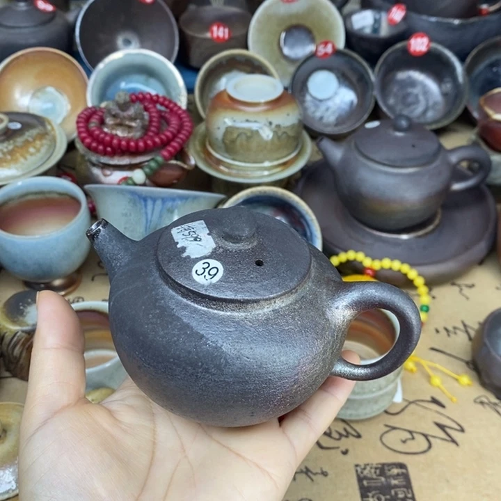 陶杯子全手工柴烧裸烧茶器特不退换