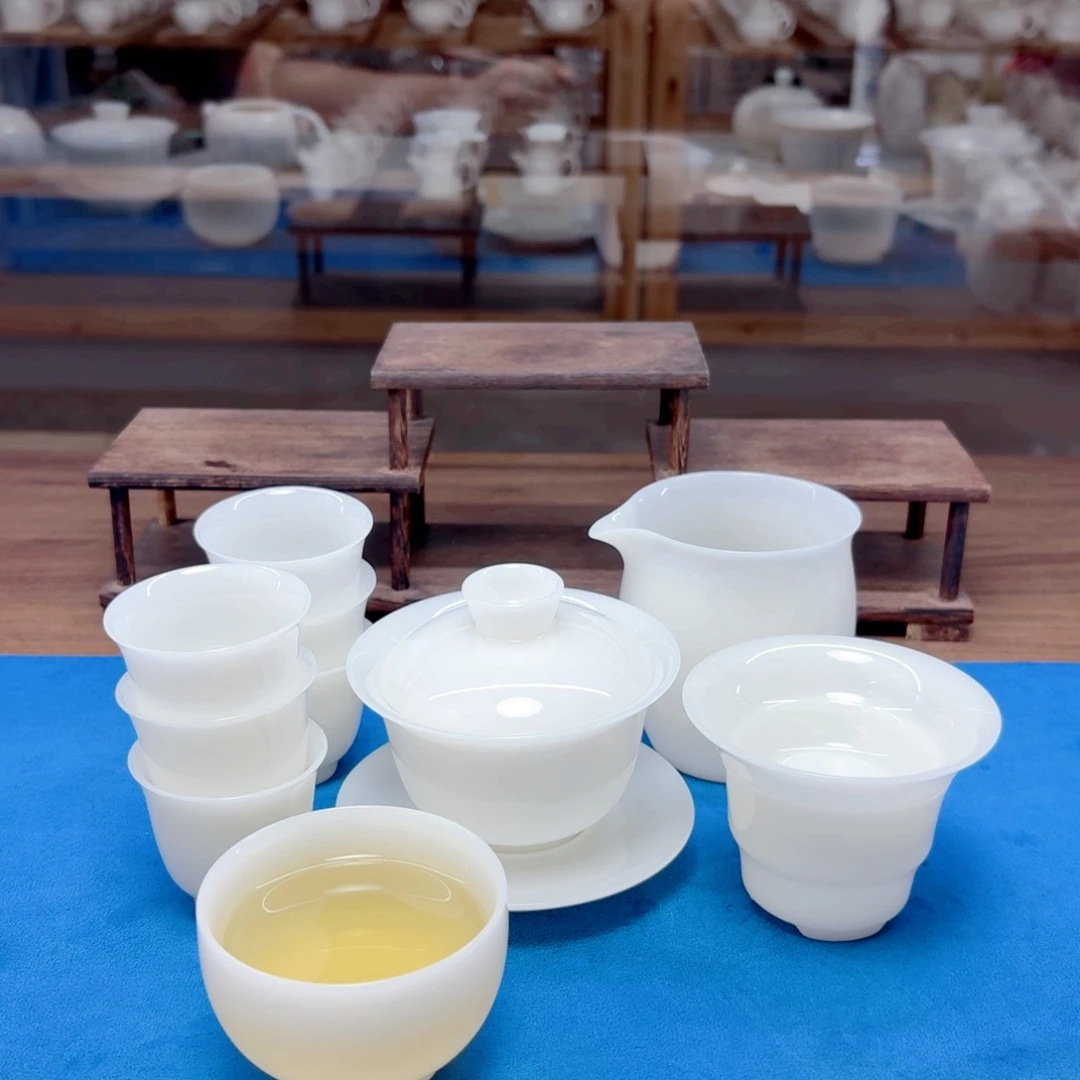 璞玉冰种玉瓷茶具工厂