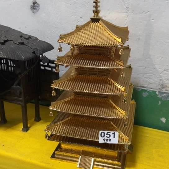 铜中古工技艺品摆件
