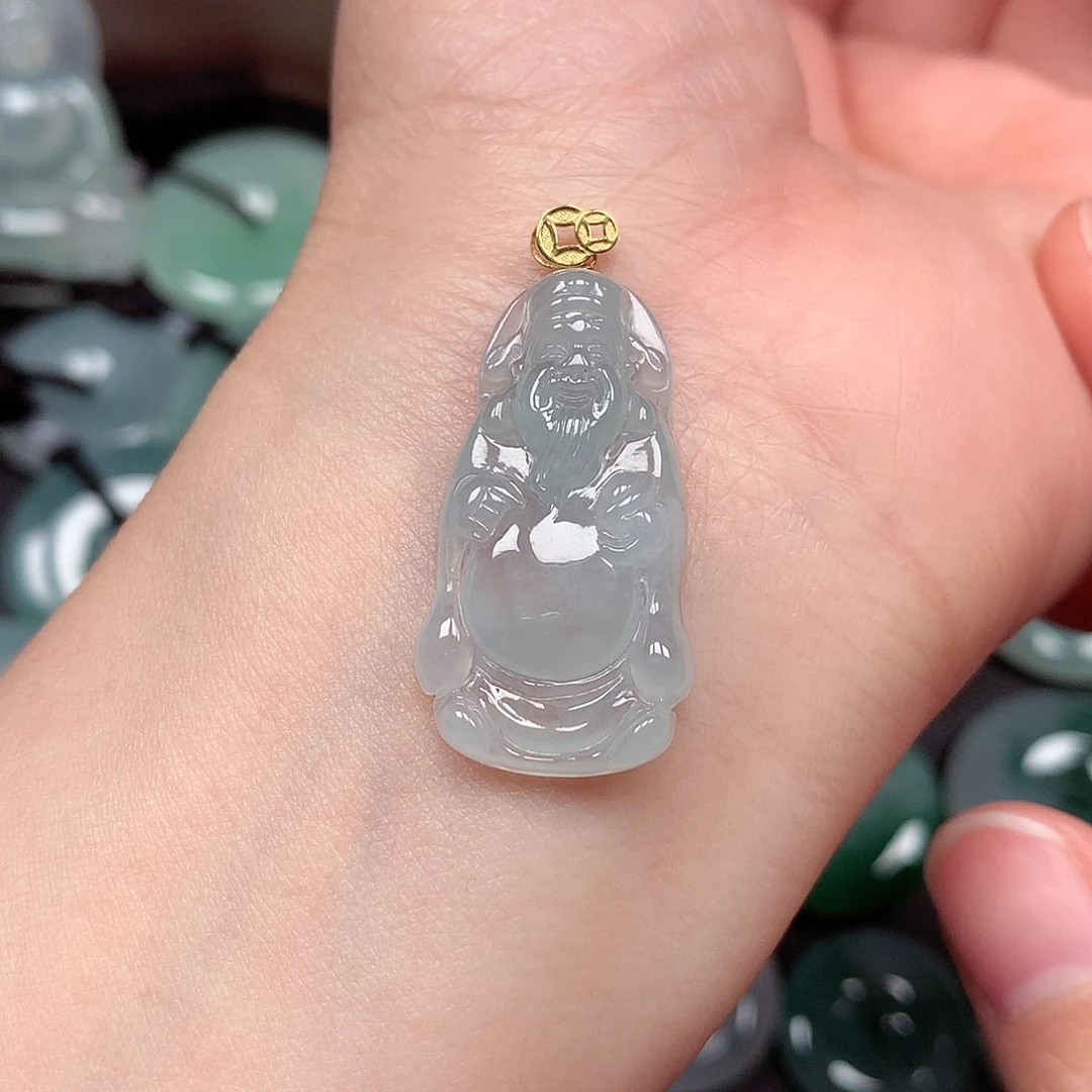 翡翠颈饰未镶嵌吊坠