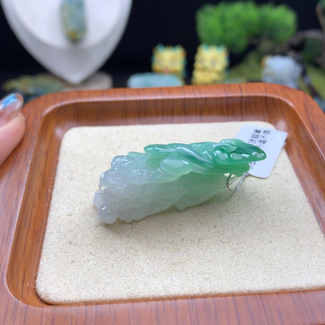 翡翠未镶嵌颈饰翡翠4