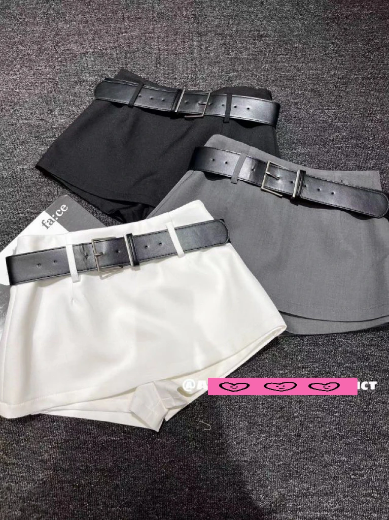 2025韩版设计感显瘦西装半裙夏季新款高腰显腿长百搭a字短裙