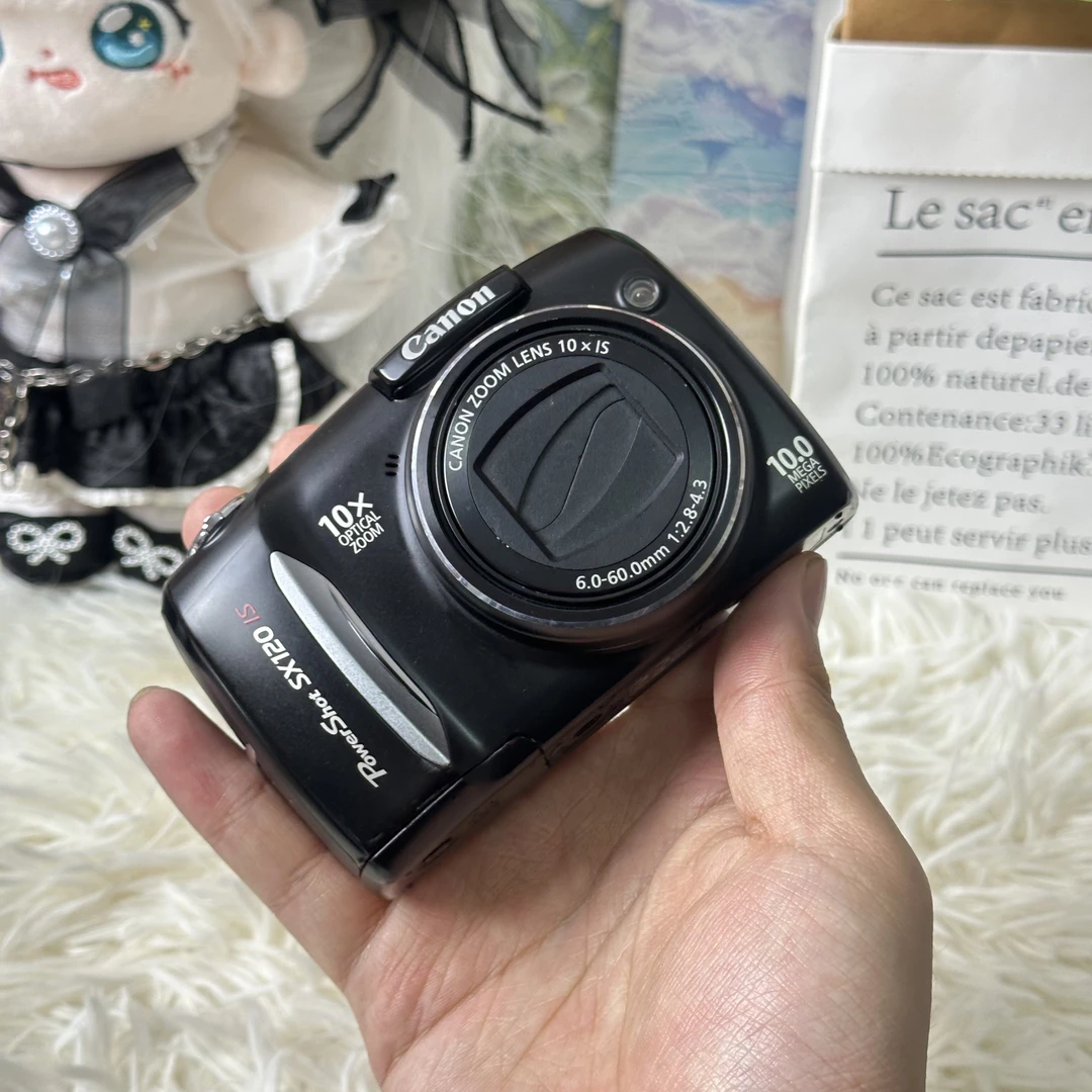 9新 Canon/佳能 佳能sx120小长焦冷白皮10倍光学变焦五号电池供电