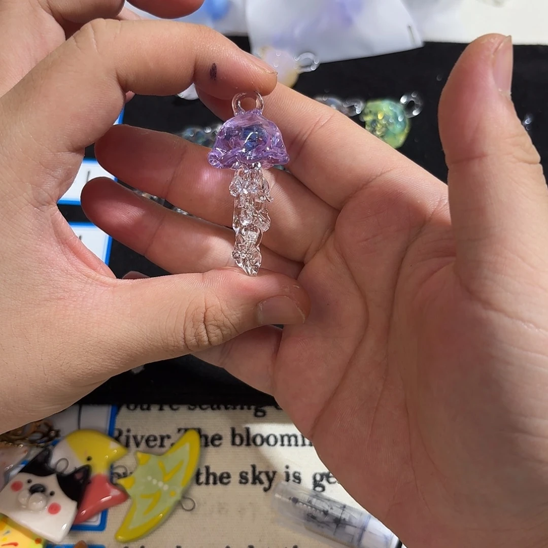 玻璃颈饰咚****金16超级好看的