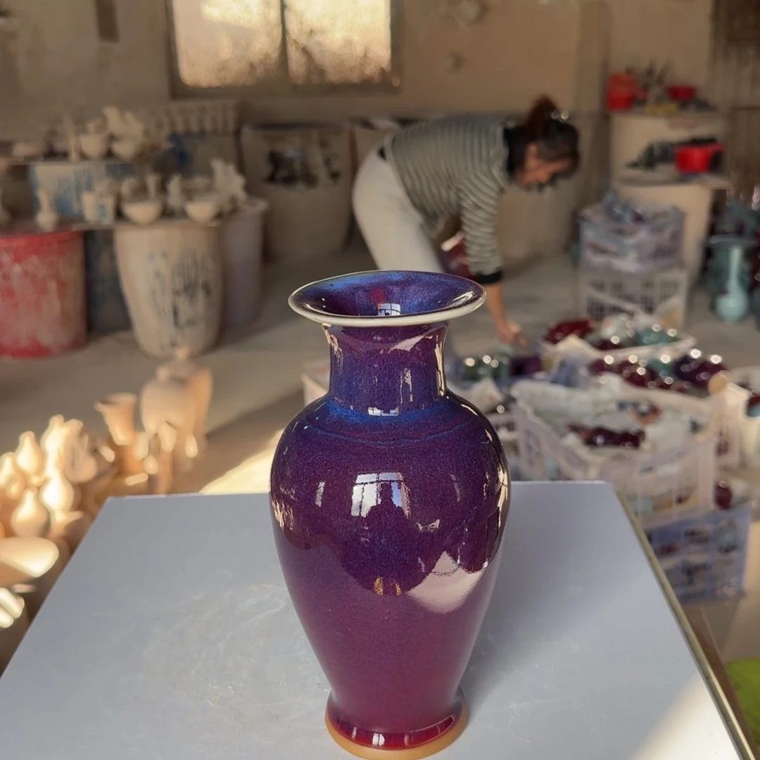 陶摆件郑家钧窑摆件