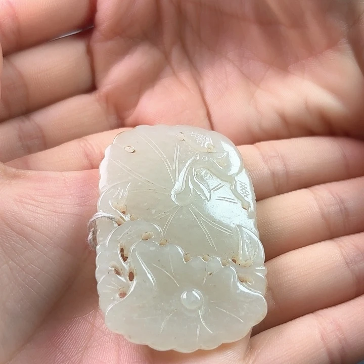 和田玉未镶嵌颈饰故***3