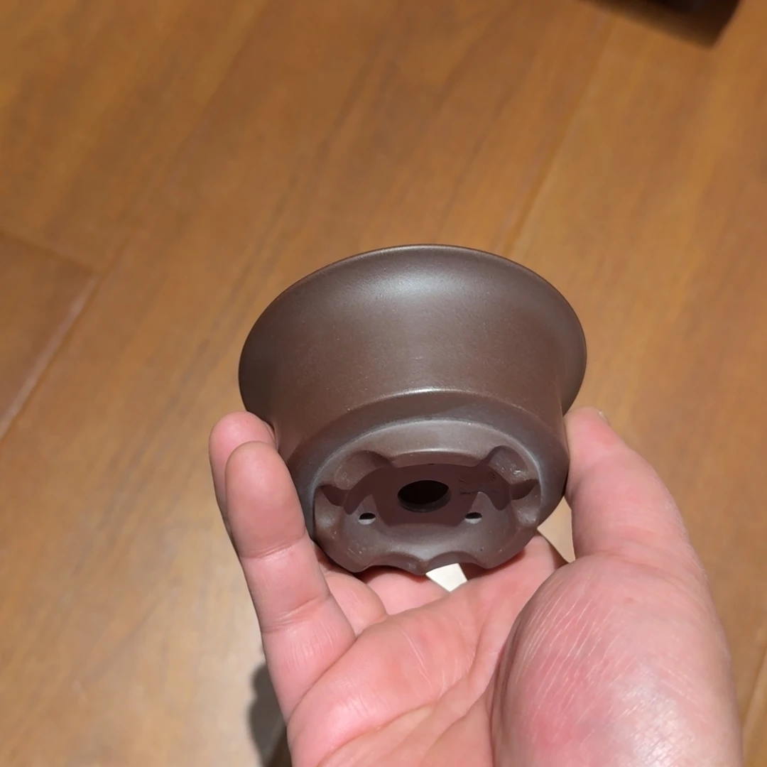 紫砂花盆原矿紫泥