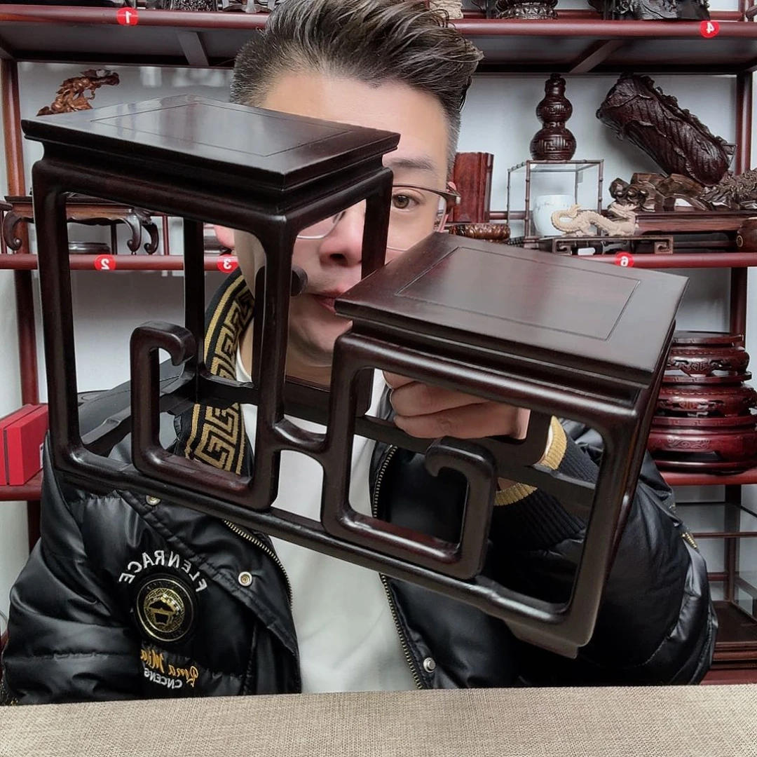 红酸枝工艺品底座