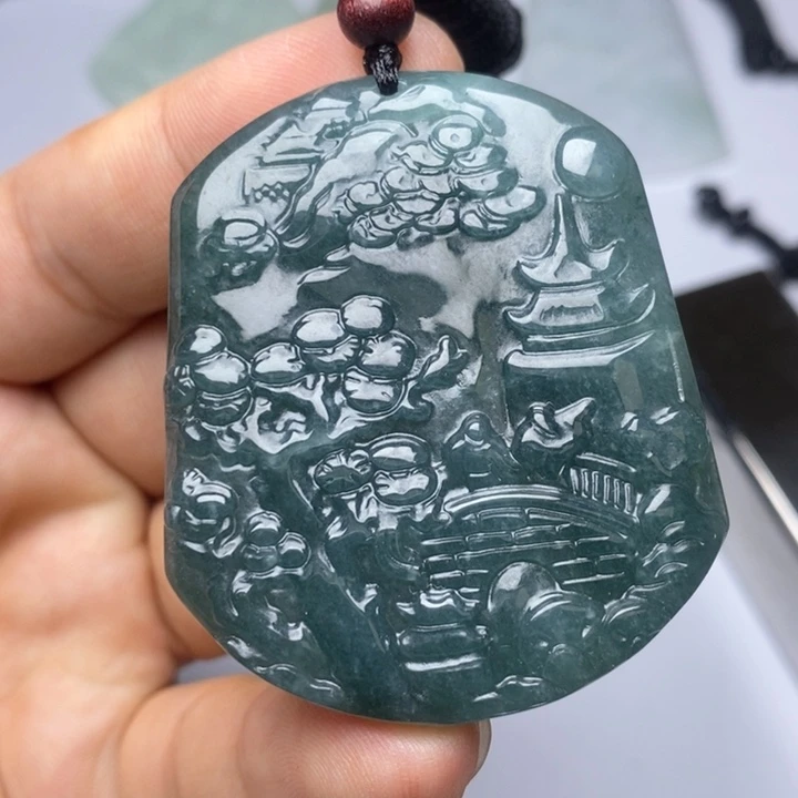 颈饰未镶嵌翡翠翡翠