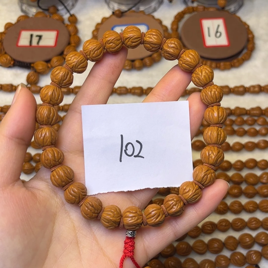 手串桃核龙纹桃核手持肚卡12小布丁