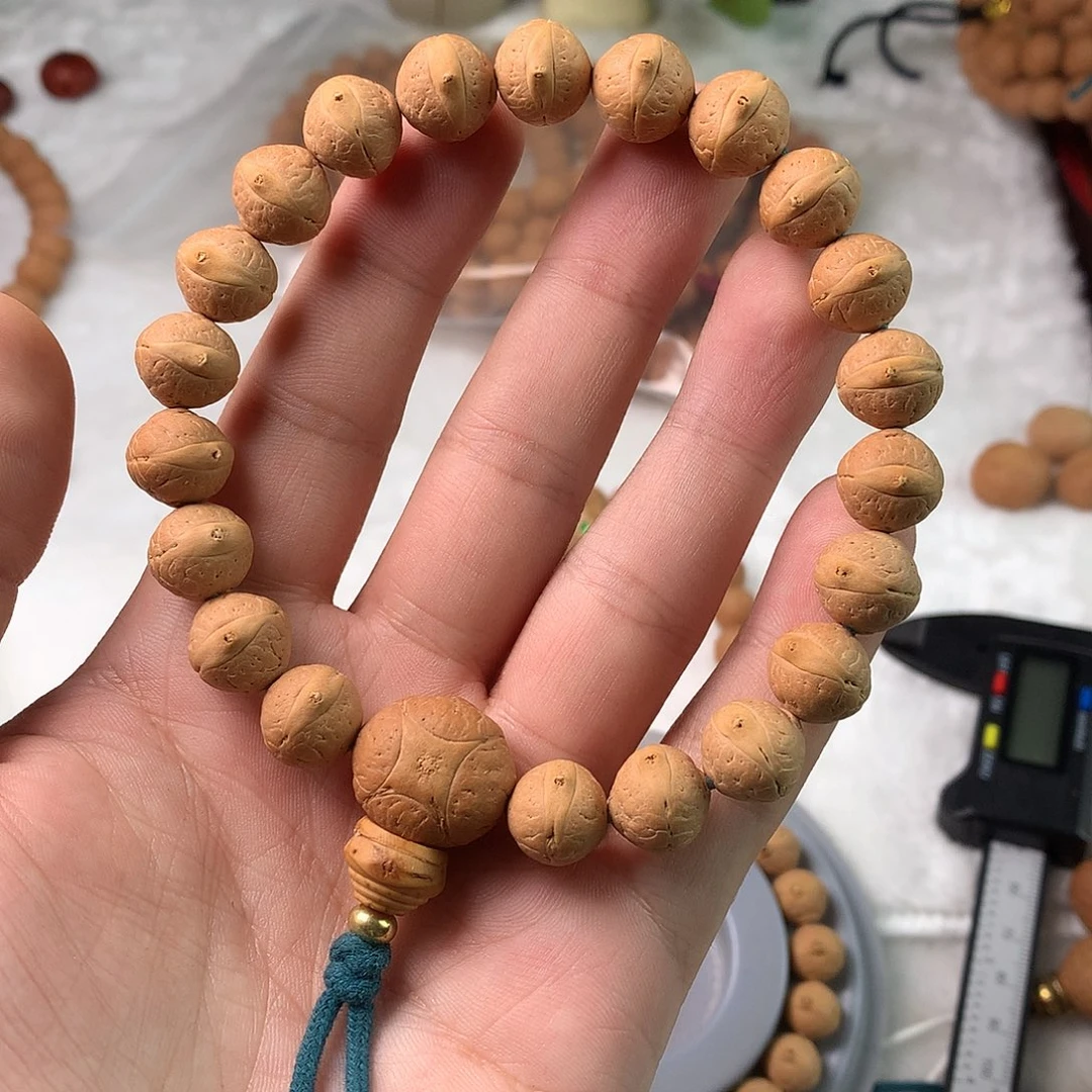 双***座凤眼菩提手串12实心
