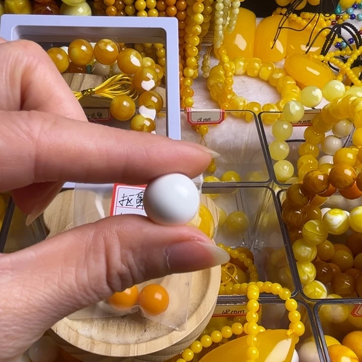 木质非金属瓷白一颗14