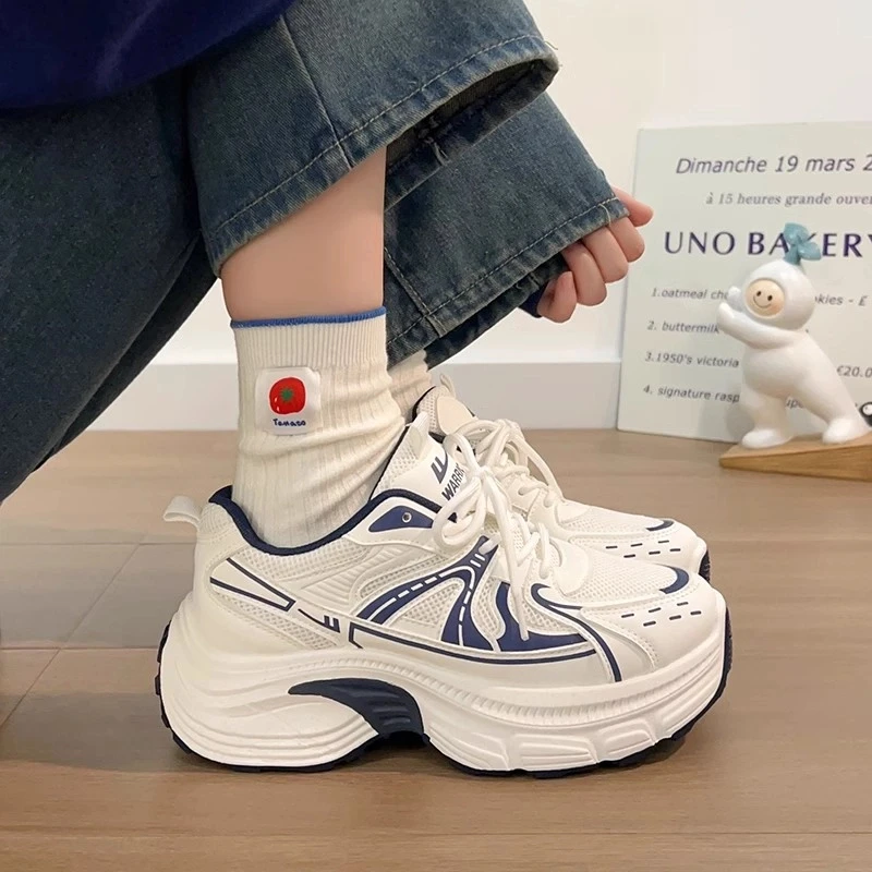 回力老爹鞋女ins女款百搭爆款时尚气质网面休闲鞋厚底运动鞋学生