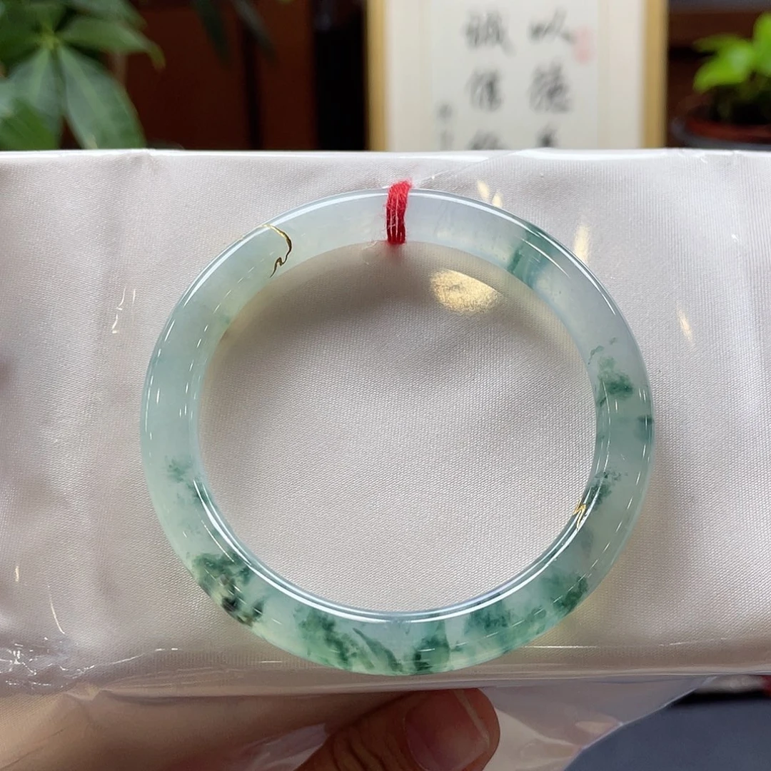翡翠未镶嵌手镯43 号