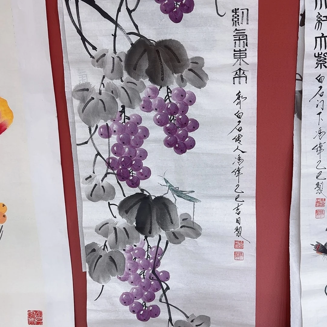 国画冯伟老师手绘作品