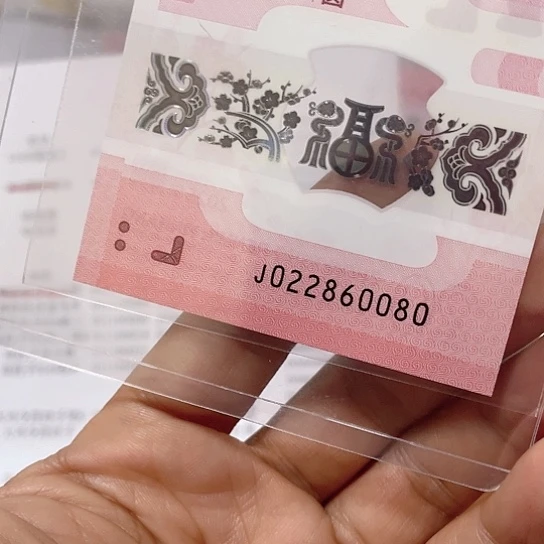 塑料2025年蛇年纪念钞如图所示