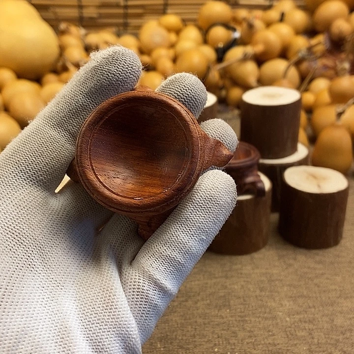 文玩葫芦 实木底座1