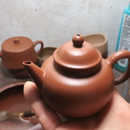 西***君茶壶紫砂朱泥水平140豪升左右有瑕疵