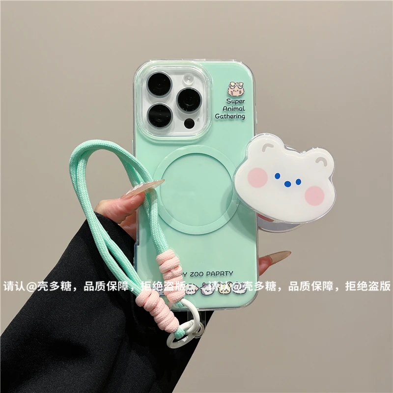 二合一果冻壳磁吸适用苹果16/iPhone手机壳15promax防摔14/13爆款