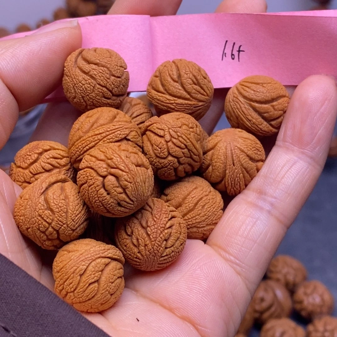 秦岭龙纹桃核15颗