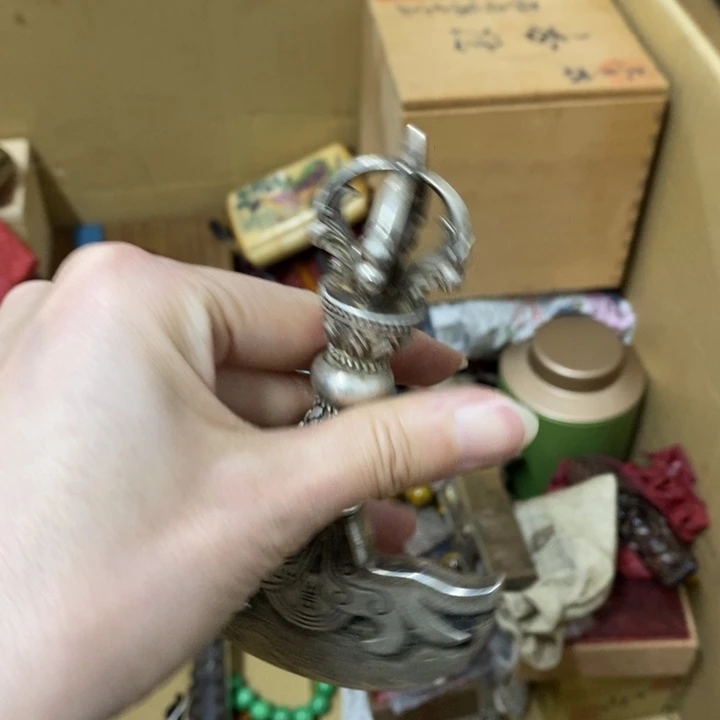 瓷片哈哈中古工艺品一件