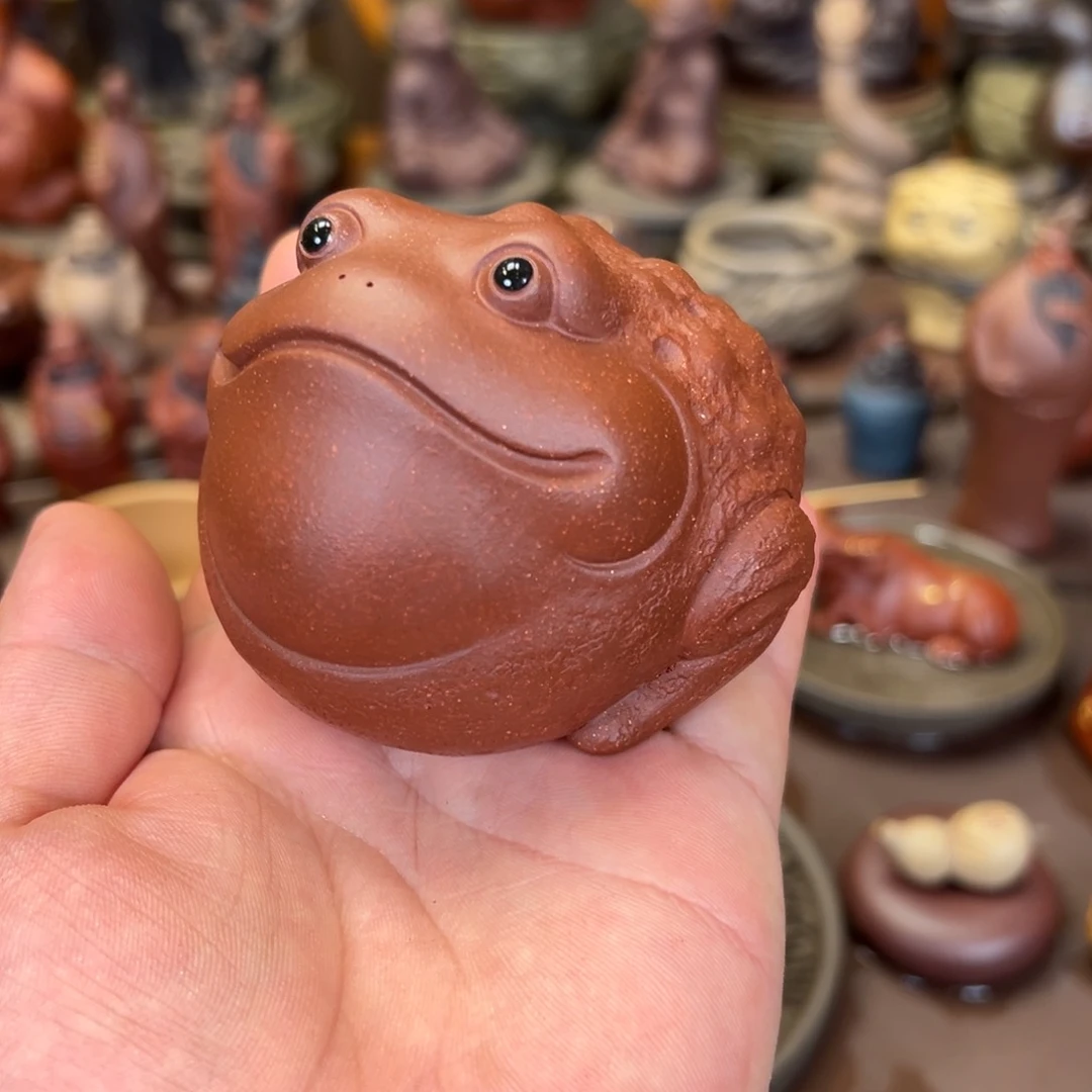 紫砂茶宠紫砂金蟾