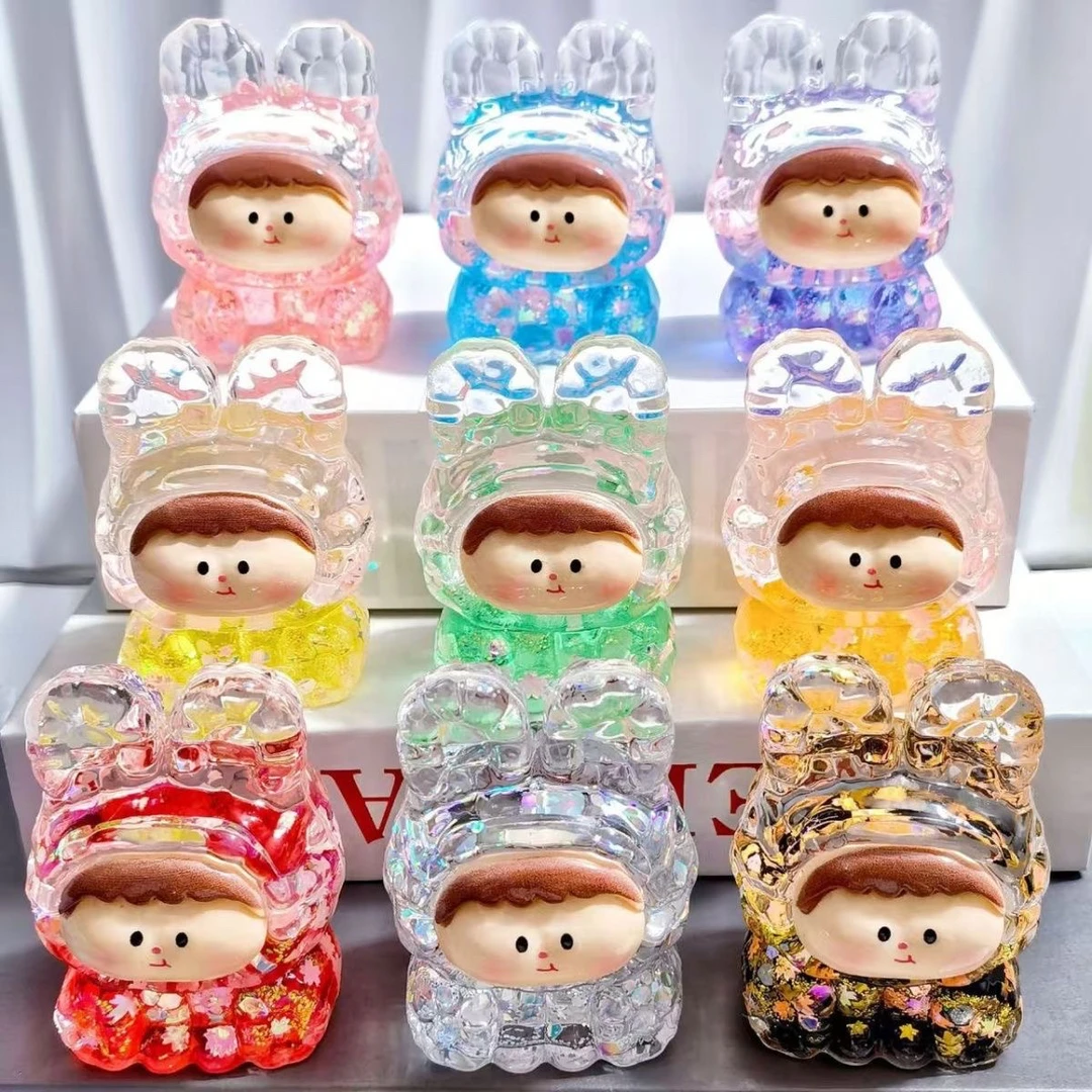 树脂配件新款巨无霸超大流沙莉莉丝抖音7.6厘米桌面爆闪入油摆件