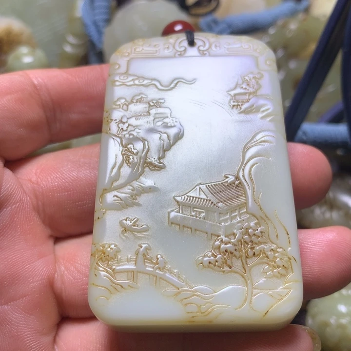 未镶嵌和田玉挂件范*范