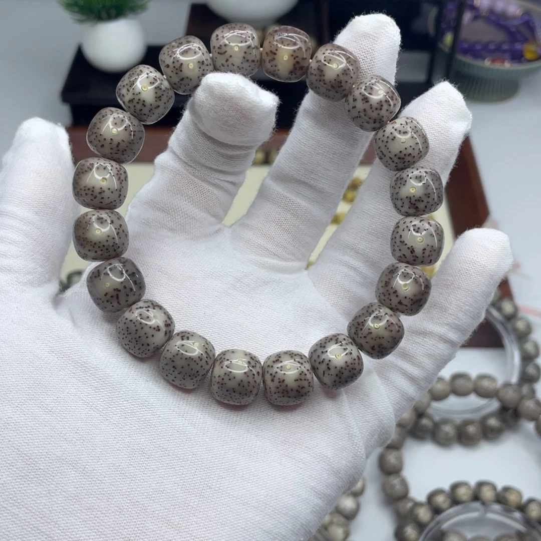 星月菩提手串12×11糯冰小细星B03