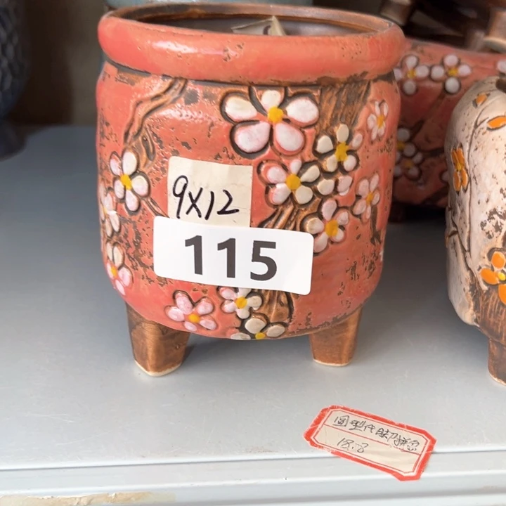 紫砂花盆粗陶材质多肉花盆