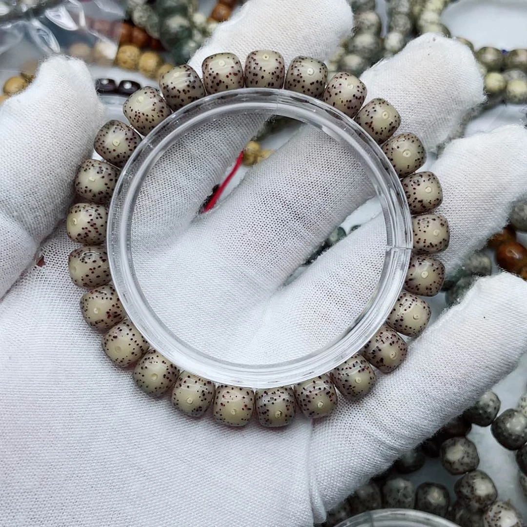 星月菩提手串灰**迹9冰透