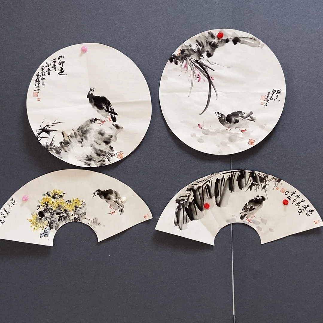 国画用****华42/42青杨手绘画心