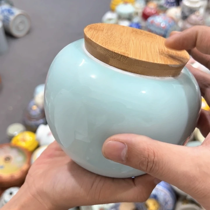 瑕疵福利品陶瓷茶叶罐