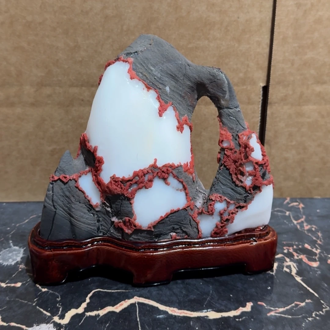 石材灵璧白灵玉石2