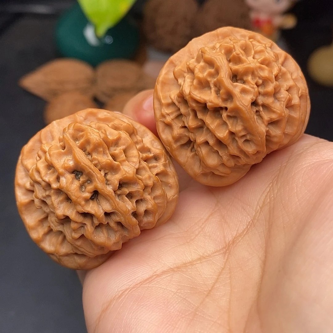 把件文玩核桃秦闷全品38.5