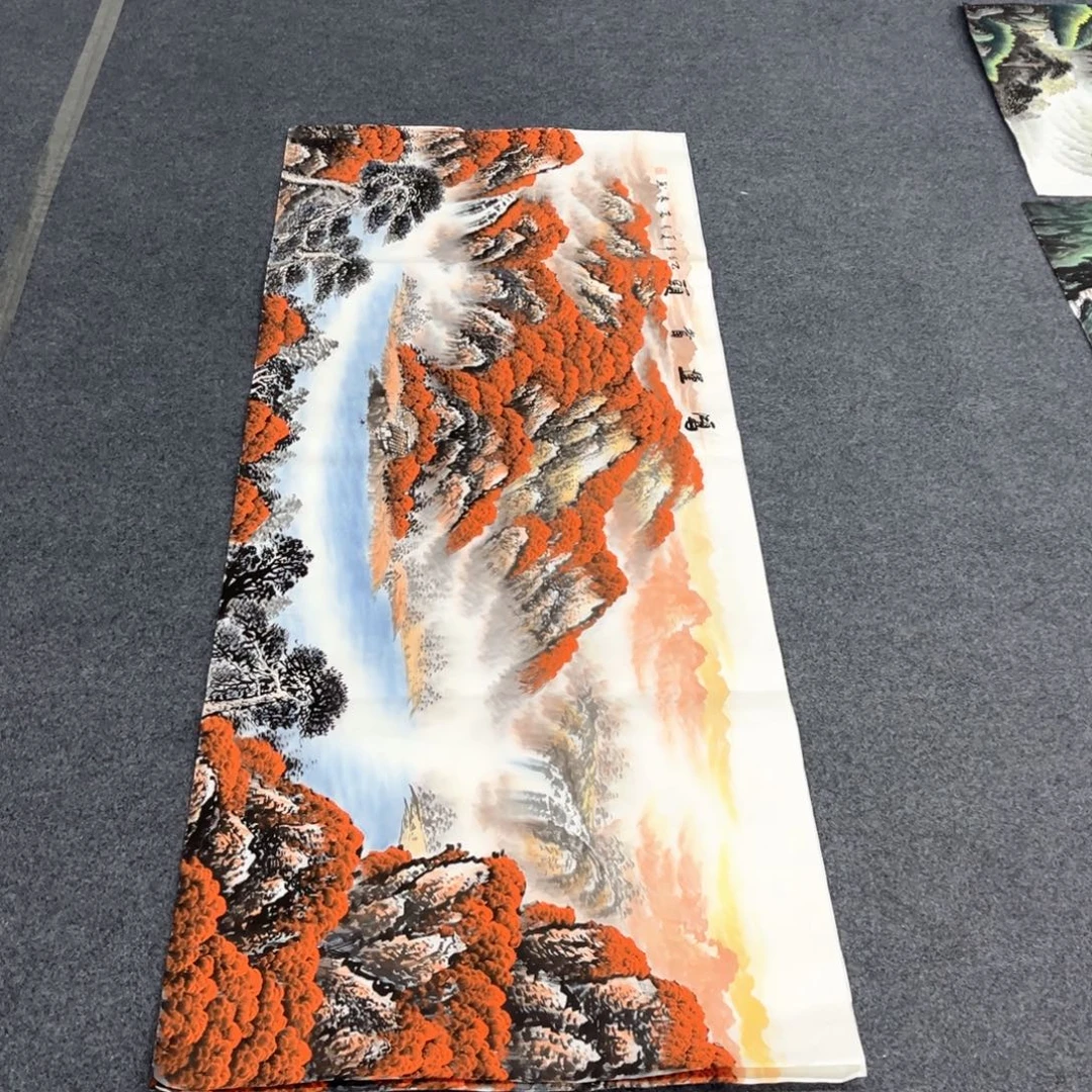 国画国画作品老师手绘