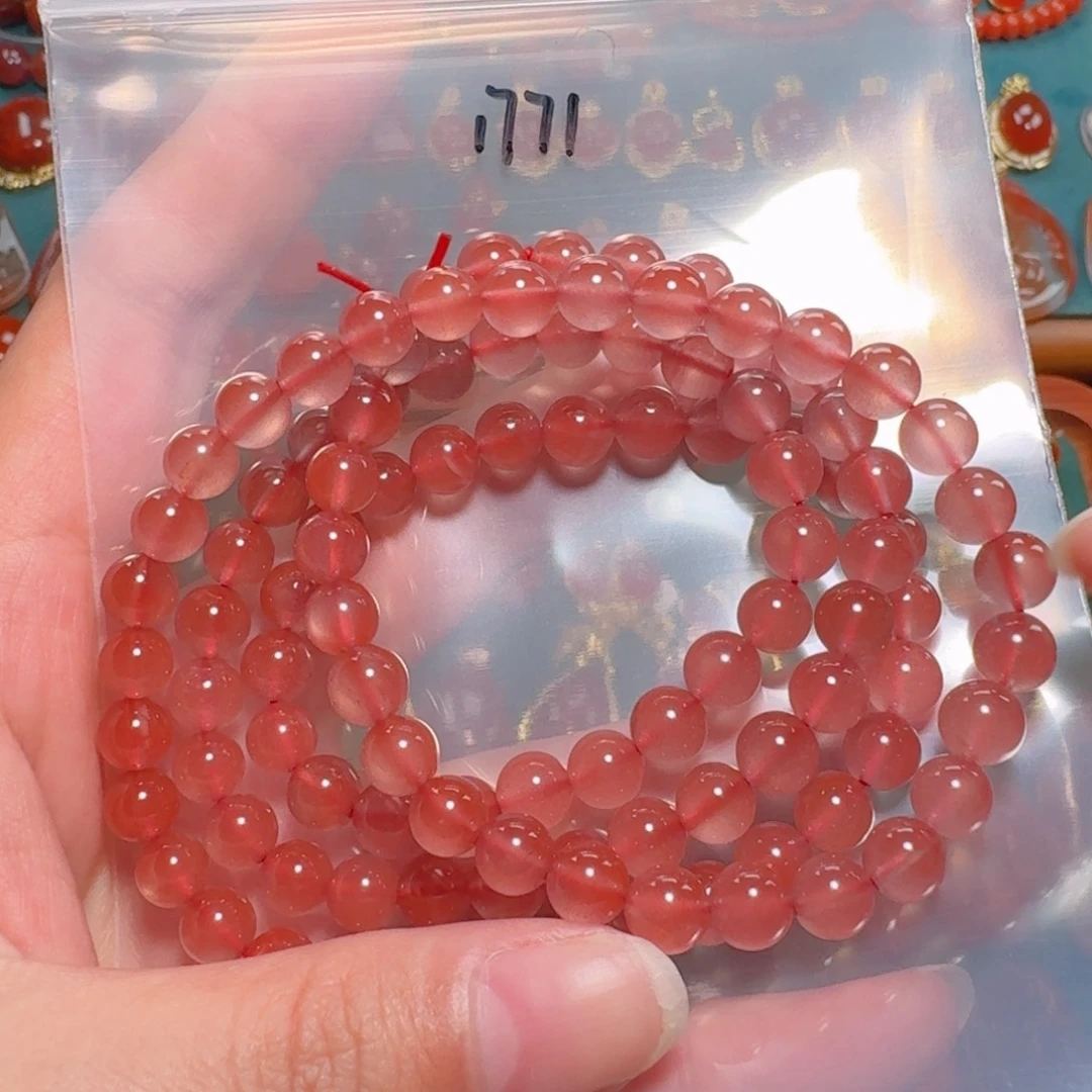 未镶嵌6+南红南红玛瑙