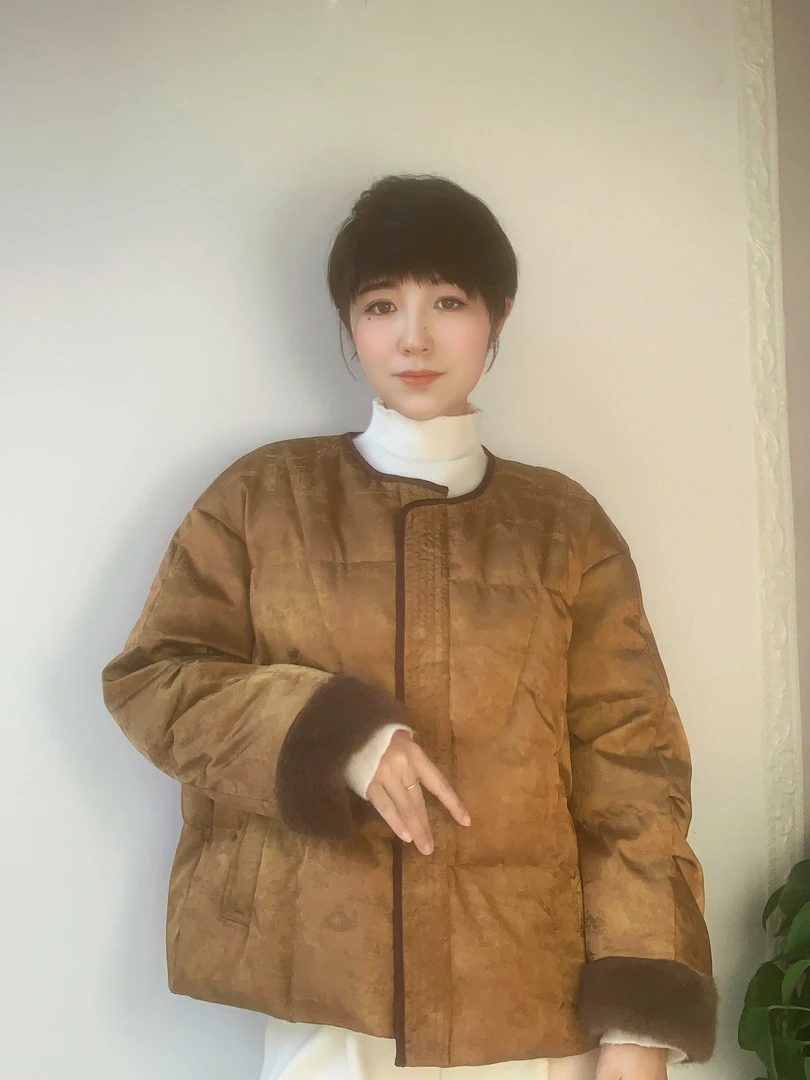 【真真】厚款保暖百搭新中式外套