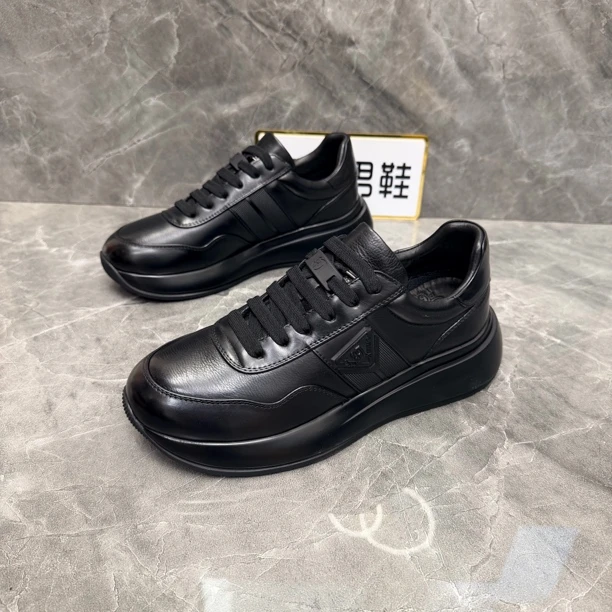 G四季款单鞋休闲男鞋时尚百搭男士男款黑色厚底潮鞋潮流韩版