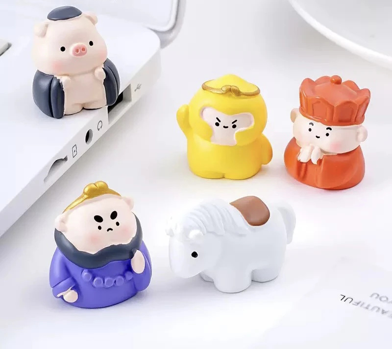 【许愿+对对碰】可爱胖胖西游记悟空师徒四人diy装饰品桌面摆件