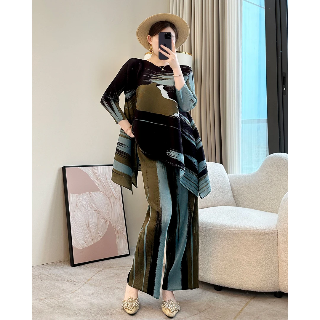 【01】2025春夏新款优雅外穿洋气减龄宽松大码套装显瘦气质