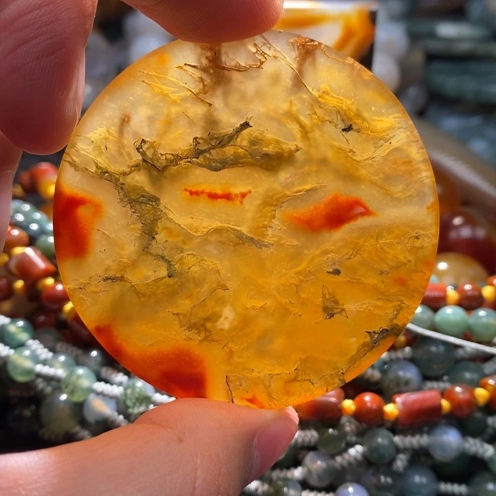 【闪购商品】玛瑙/玉髓颈饰未镶嵌玉***胖