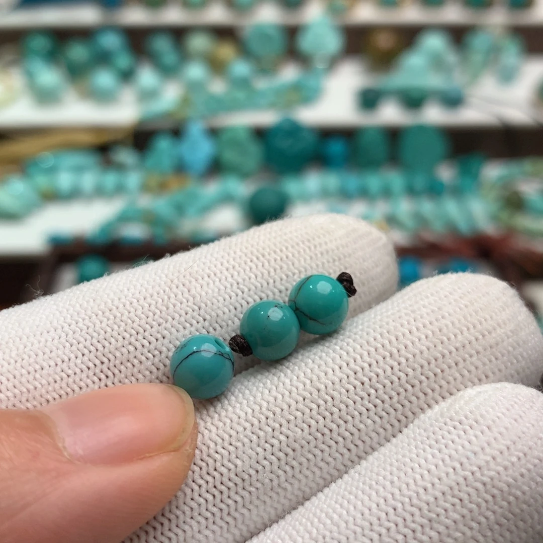 绿松石未镶嵌散珠