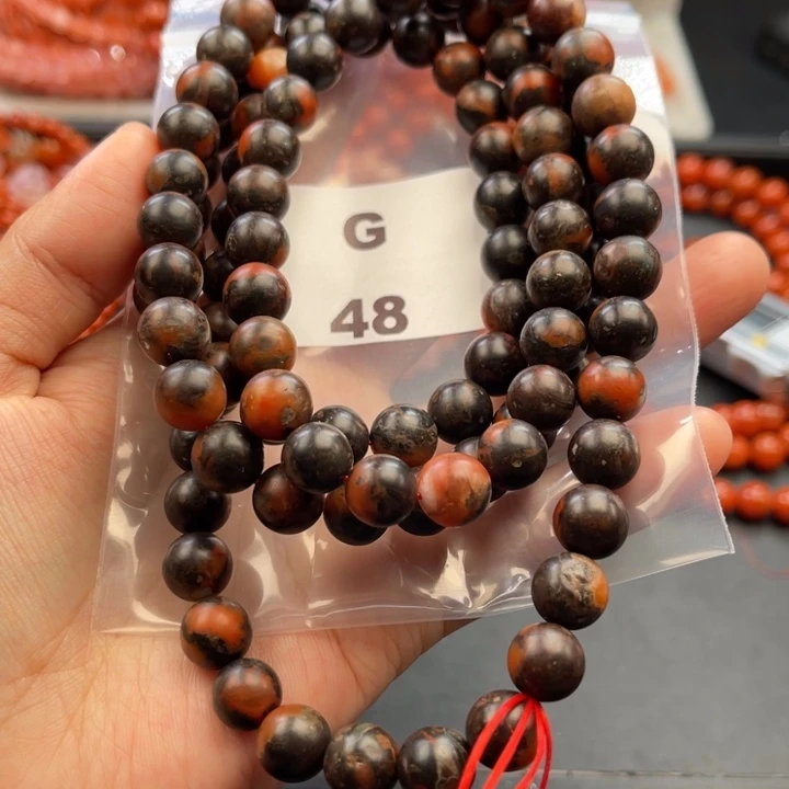 南红玛瑙未镶嵌多样性发货默认微瑕称重9mm