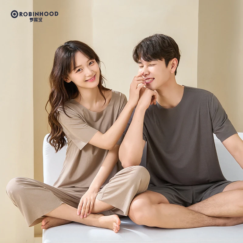 【建博优选X】JJF-01罗宾汉情侣款家居服夏季薄款Q