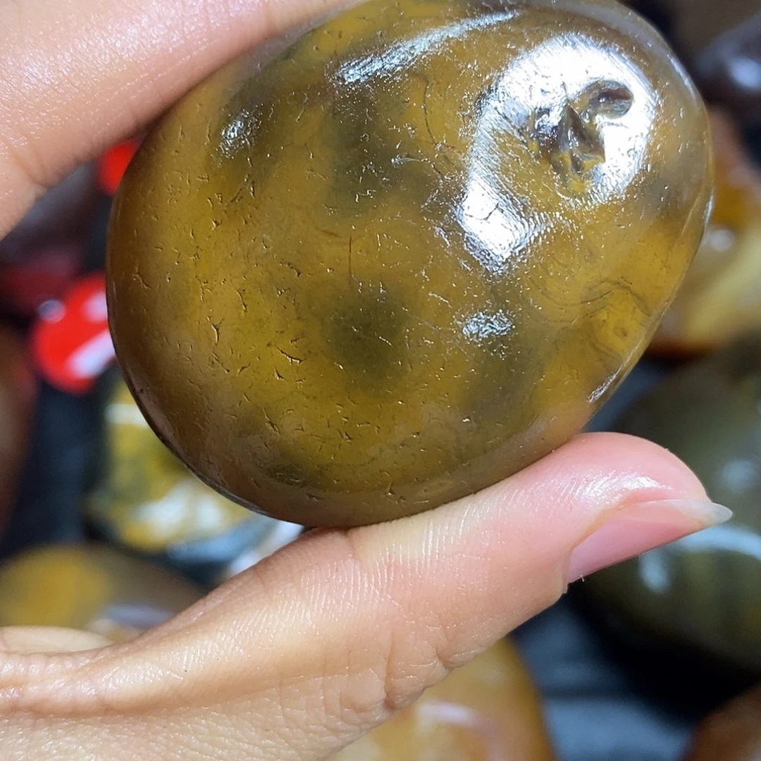 玛瑙/玉髓未镶嵌手把件