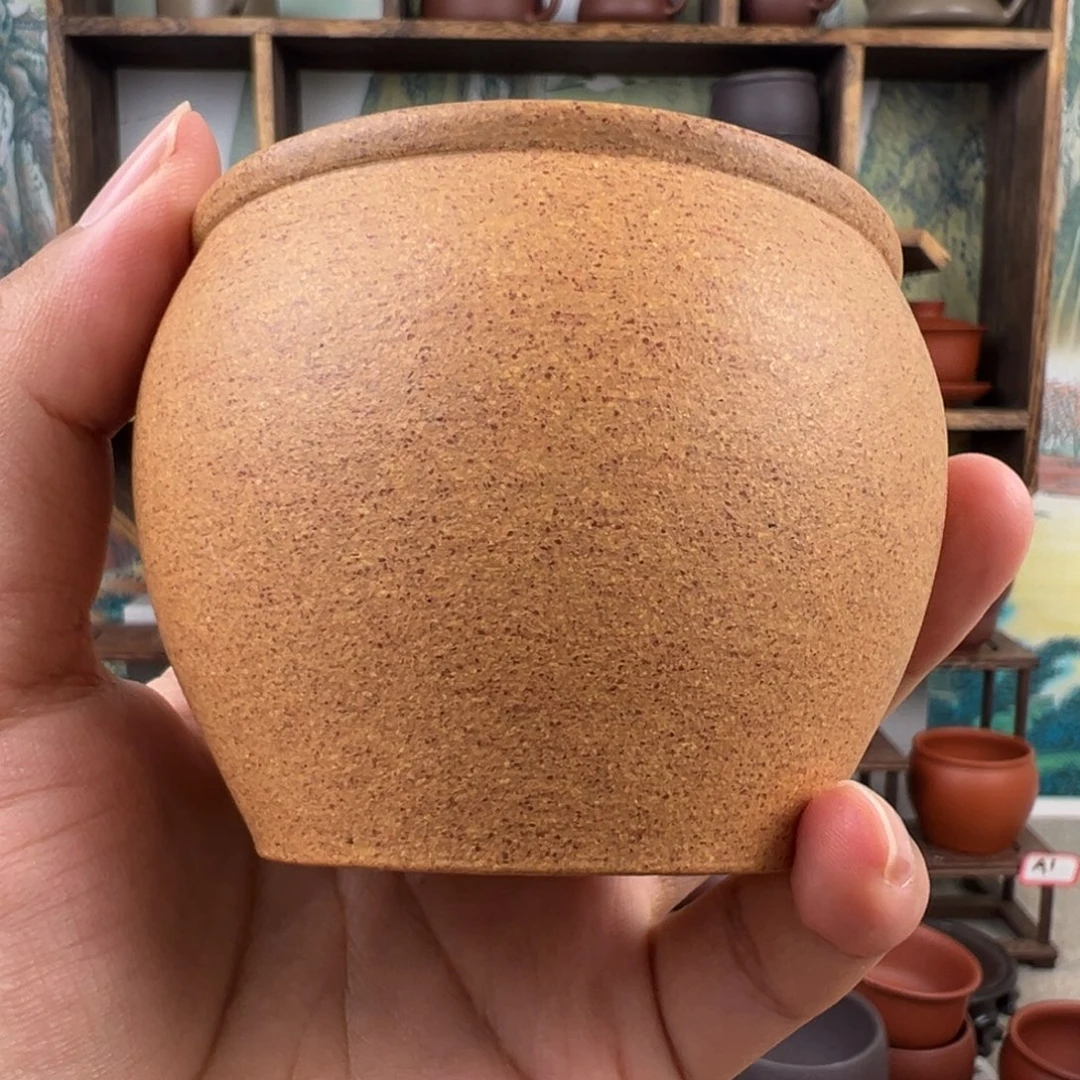 茶杯紫砂拙器甄选，纯原本矿。